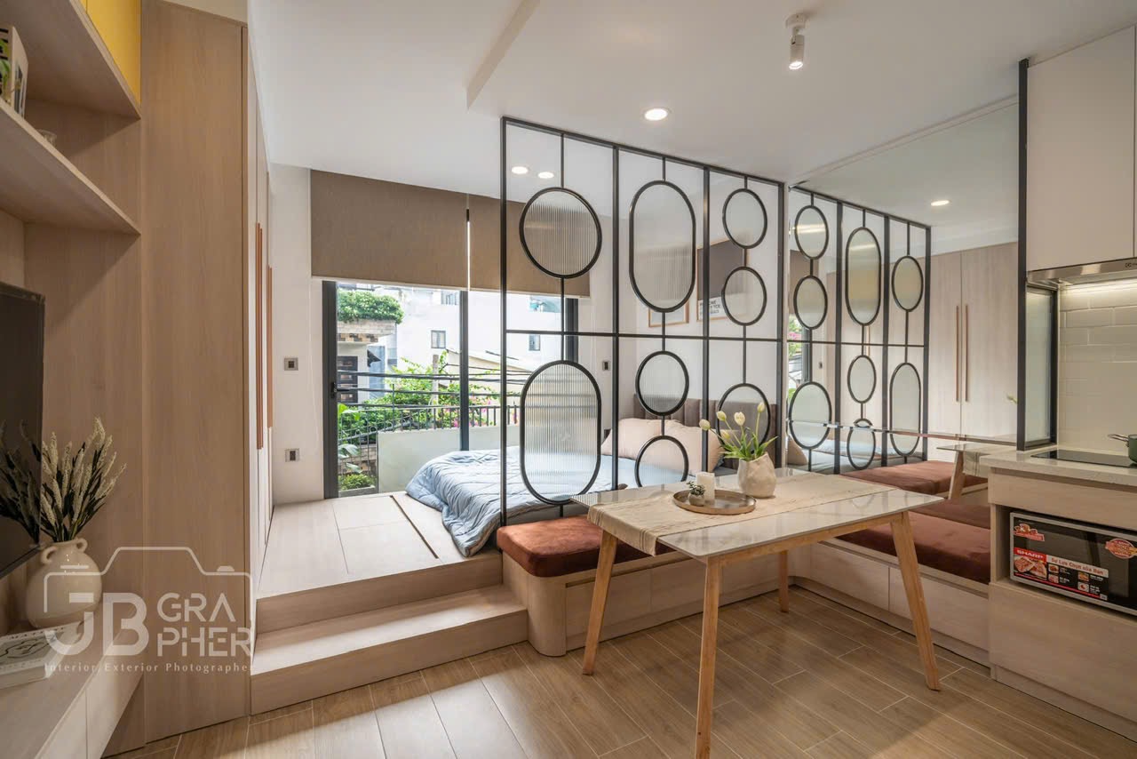 CĂN HỘ 1 PHÒNG NGỦ CAO CẤP BAN CÔNG DECOR CỰC XINH Ở PHAN XÍCH LONG