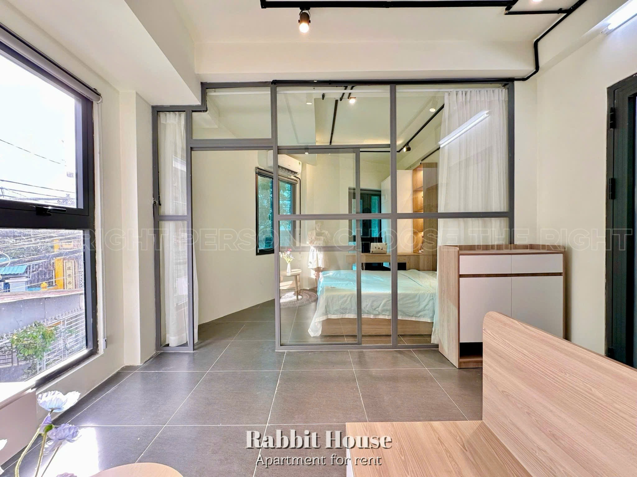 CĂN HỘ 1 PHÒNG NGỦ CAO CẤP FULL NỘI THẤT NHIỀU CỬA SỔ Ở NGUYỄN TRUNG TRỰC ảnh 4