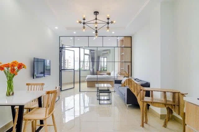 CĂN HỘ 1 PHÒNG NGỦ VIEW SÔNG PHÒNG KHÁCH RỘNG Ở TRƯỜNG SA PHÚ NHUẬN SÁT QUẬN 1