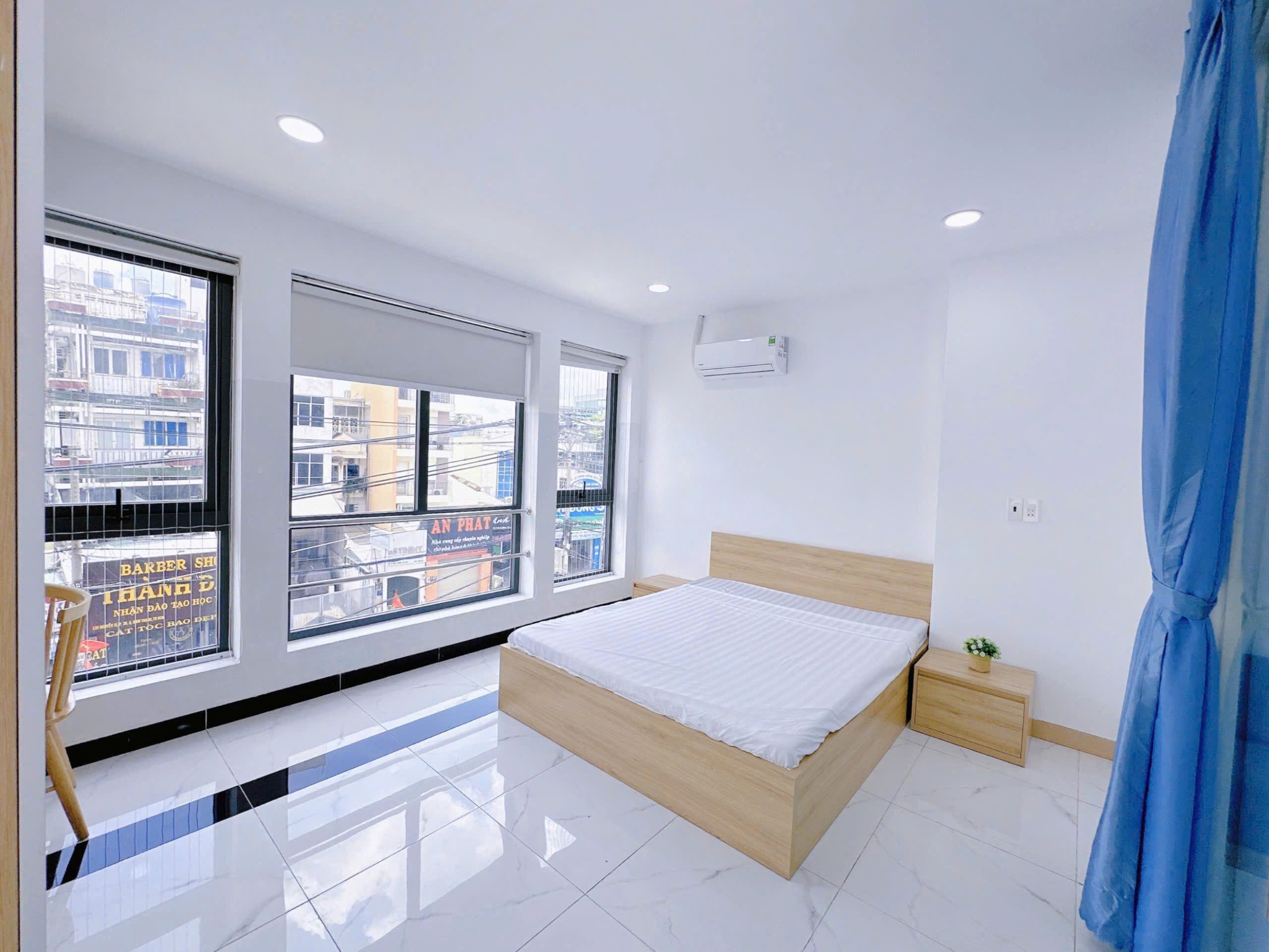 CĂN HỘ 1 PHÒNG NGỦ 1 PHÒNG KHÁCH CỬA SỔ QUANH PHÒNG Ở NGUYỄN XÍ QUẬN BÌNH THẠNH