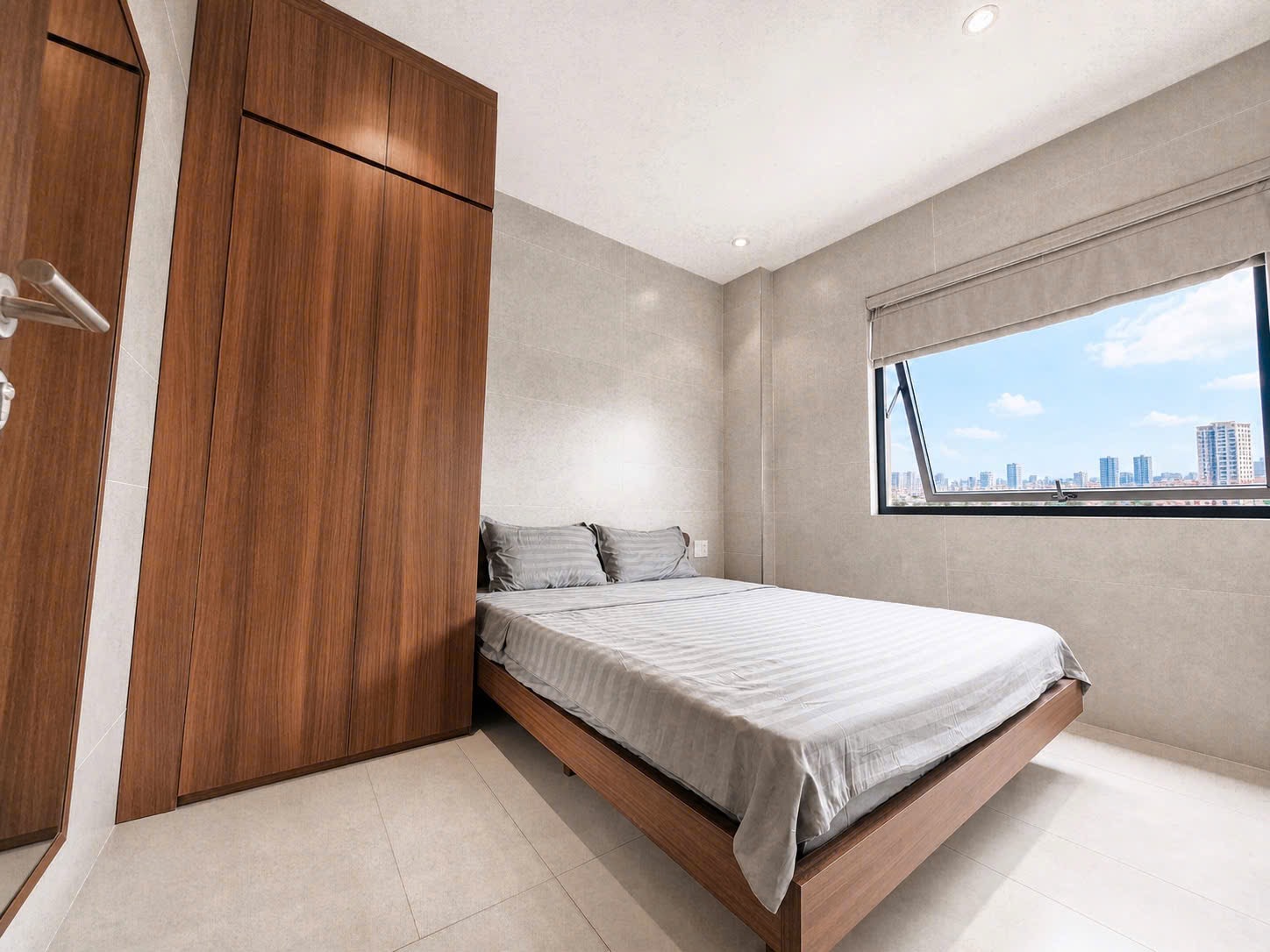 CĂN HỘ DỊCH VỤ 1 PHÒNG NGỦ CỬA SỔ LỚN QUANH PHÒNG Ở NGUYỄN KIỆM DỄ ĐI SÂN BAY VÀ CÁC QUẬN TRUNG TÂM